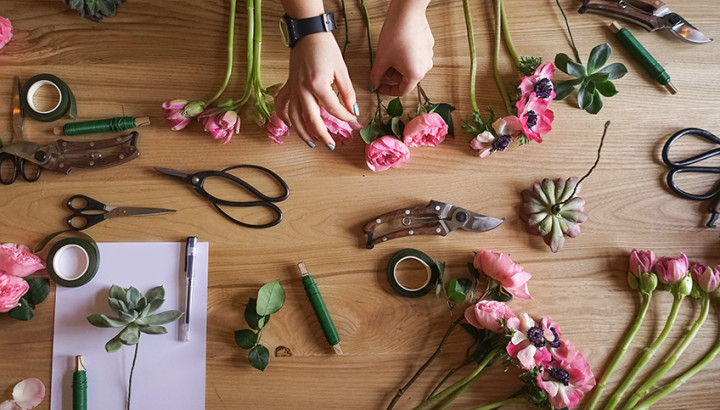 Blumenbinden zu Ostern - IMG 1